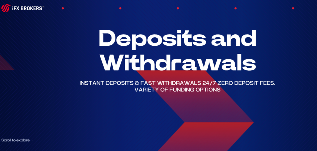 IFX Deposit and Withdrawals