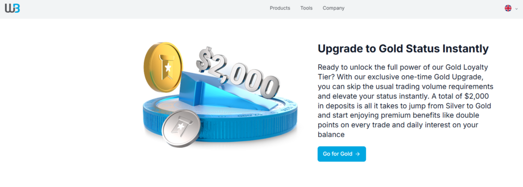 Instant Gold Status Upgrade