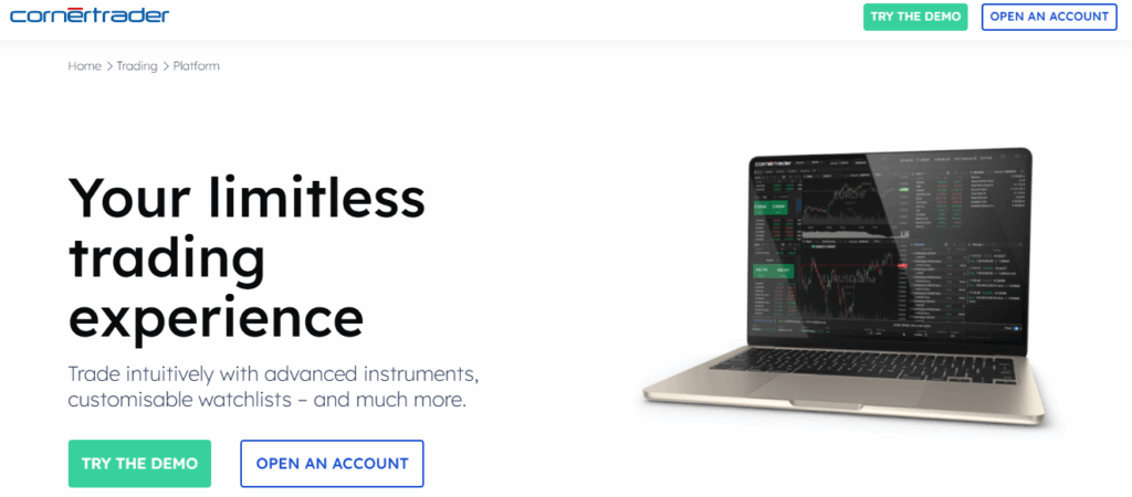 CornerTrader Trading Platforms