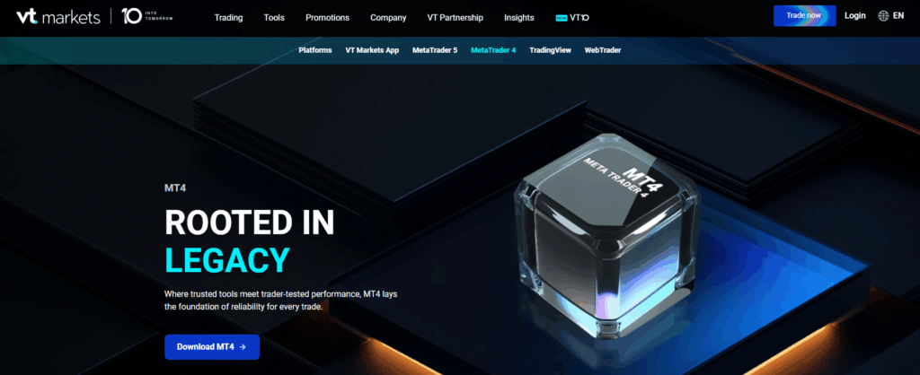 VT Markets Review MetaTrader 4 (MT4)