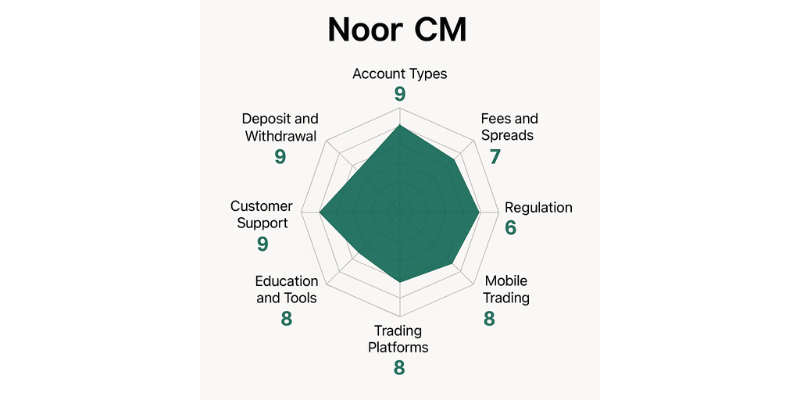 Noor CM Spider Chart