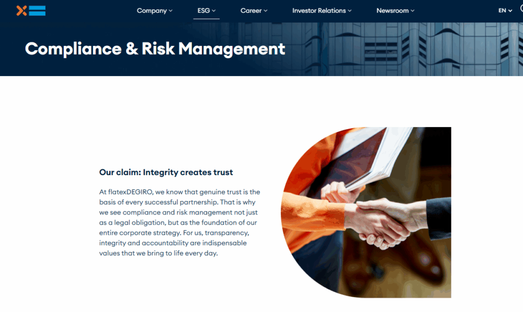 flatexDEGIRO Safety and Security