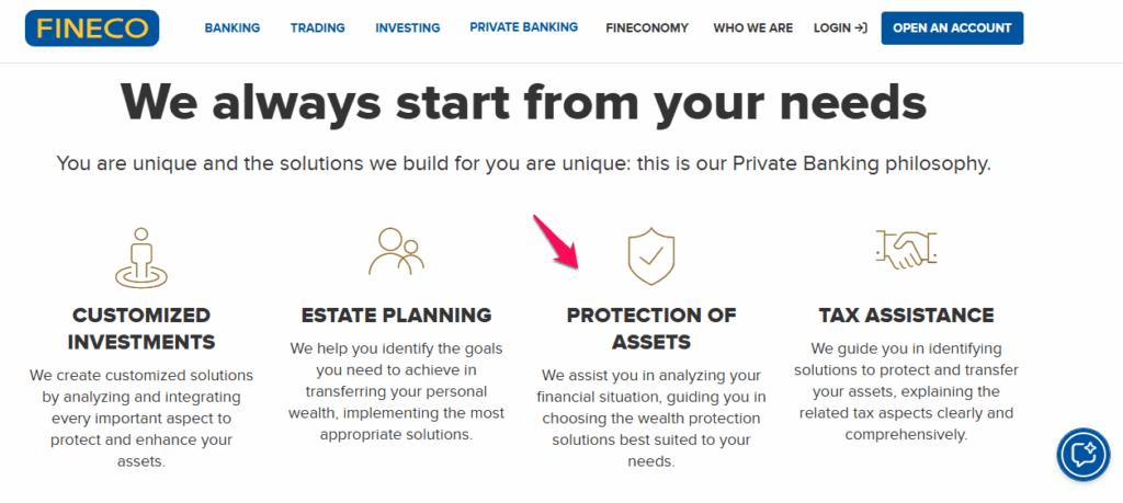 Fineco Bank Safety and Security