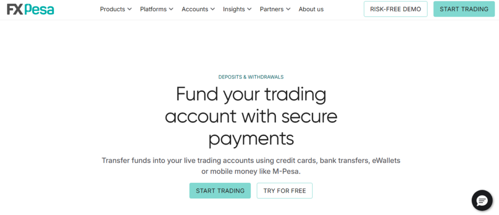 FXPesa Deposit and Withdrawal