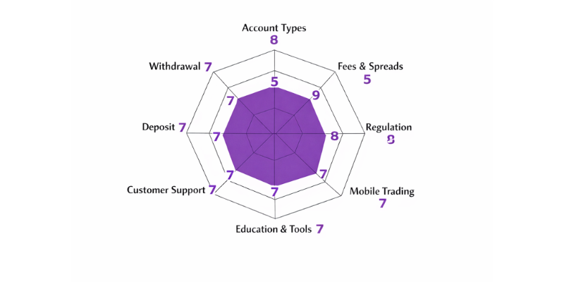 Freetrade Spider Chart