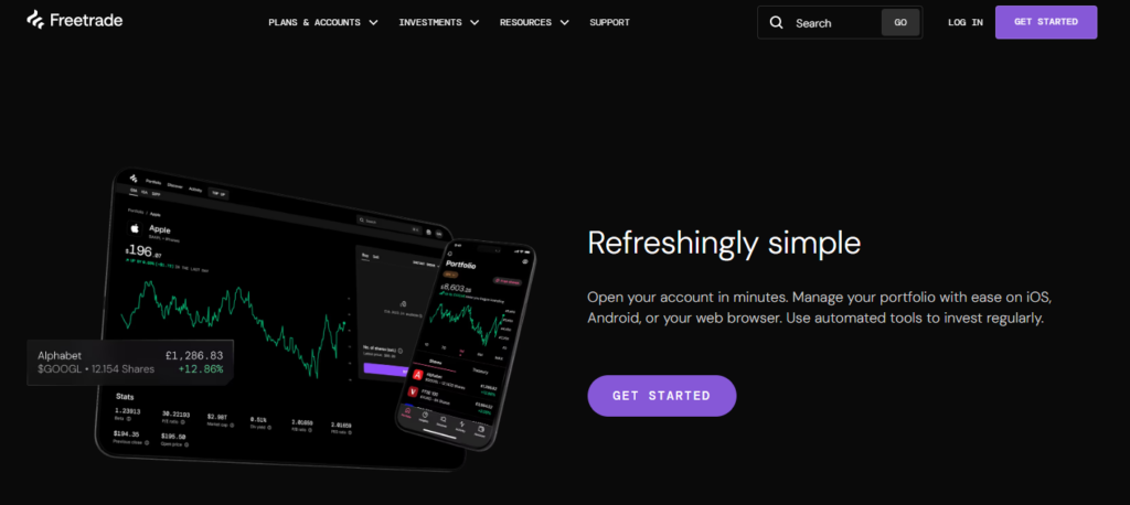 Freetrade Trading platforms
