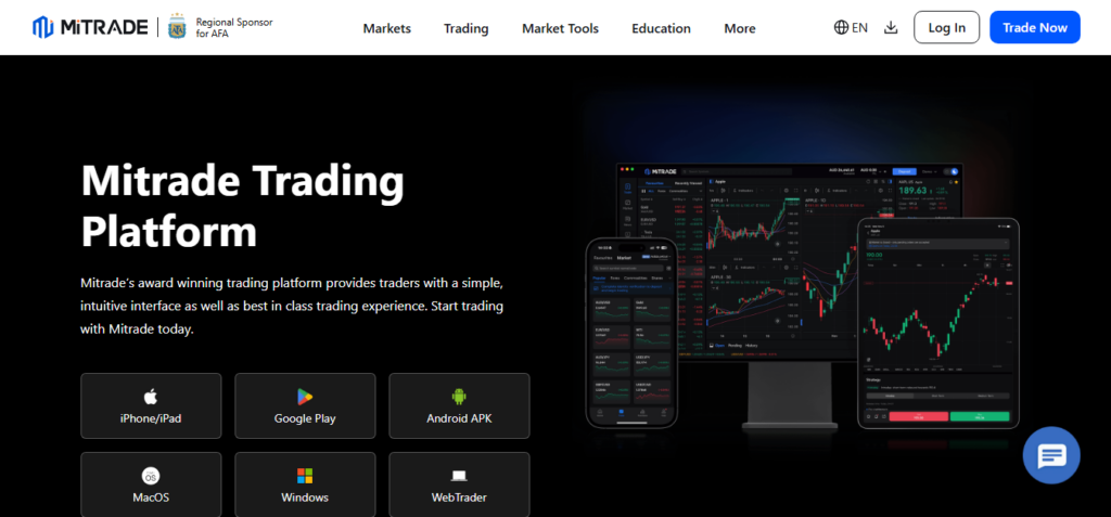 MiTrade Trading platforms