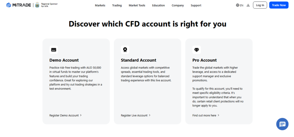 Step 1 – Select an account
