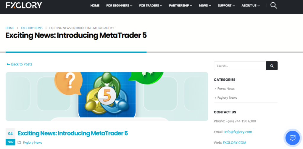 FXGlory MetaTrader 5