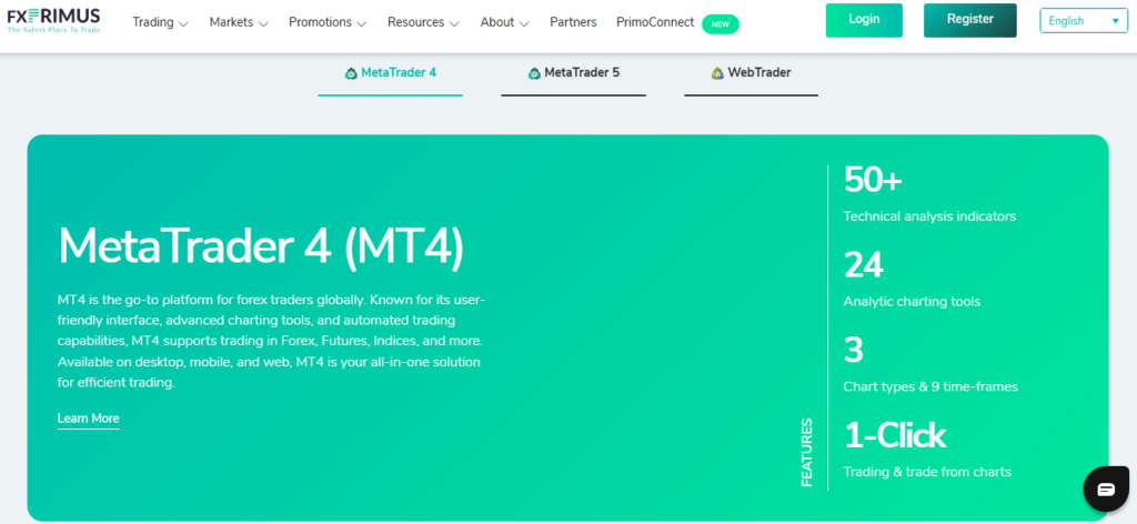 FXPrimus Trading Platforms 