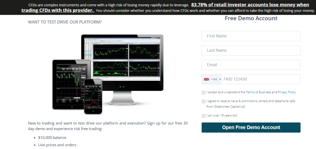 Gildencrest Demo Account