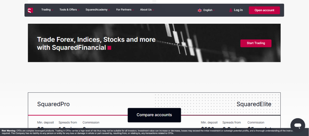 Squared Financial Open an account